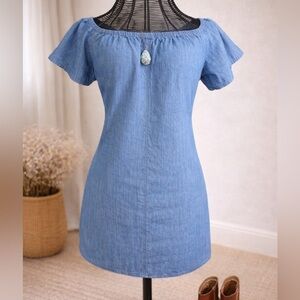 Lane Bryant Light Blue Denim Dress